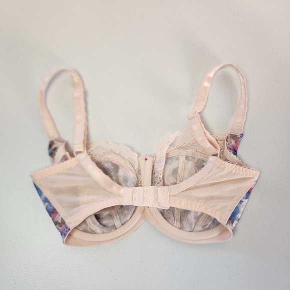 Panache Jasmine Floral Underwire Unpadded Bra Style 6951 Size 28G - Picture 3 of 7